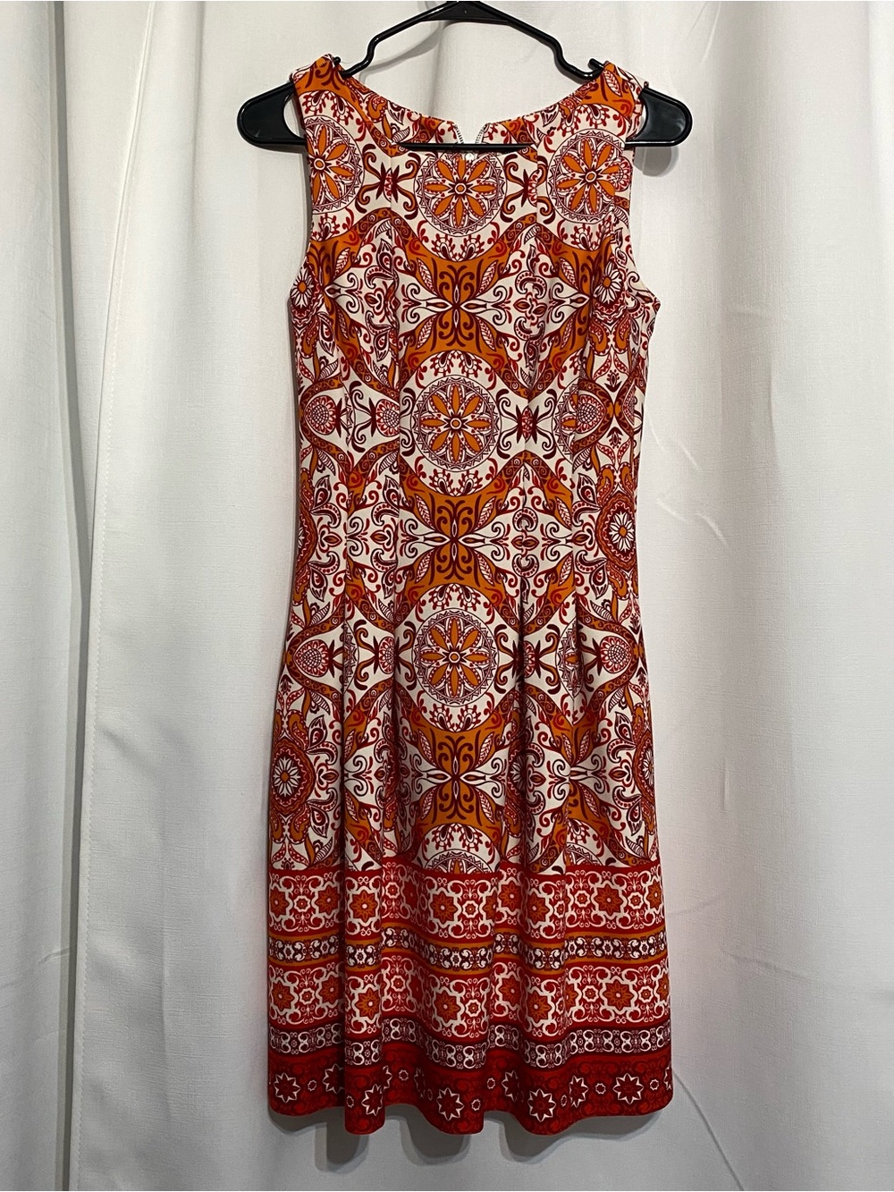Gabby Skye Women's Sleeveless Fit & Flare Boho Dress Size Small Y2K